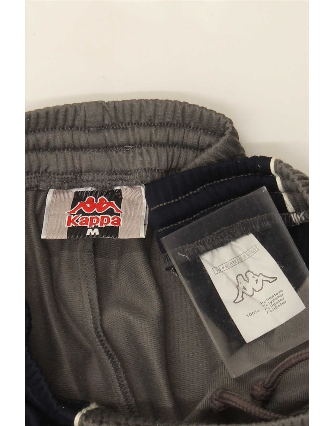 Pantaloni de trening Kappa pentru femei, gri mediu, poliester color bloc
