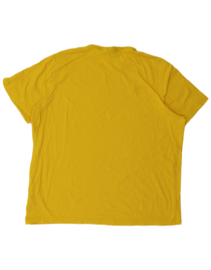 Tricou pentru bărbați Puma Top 2XL galben bumbac