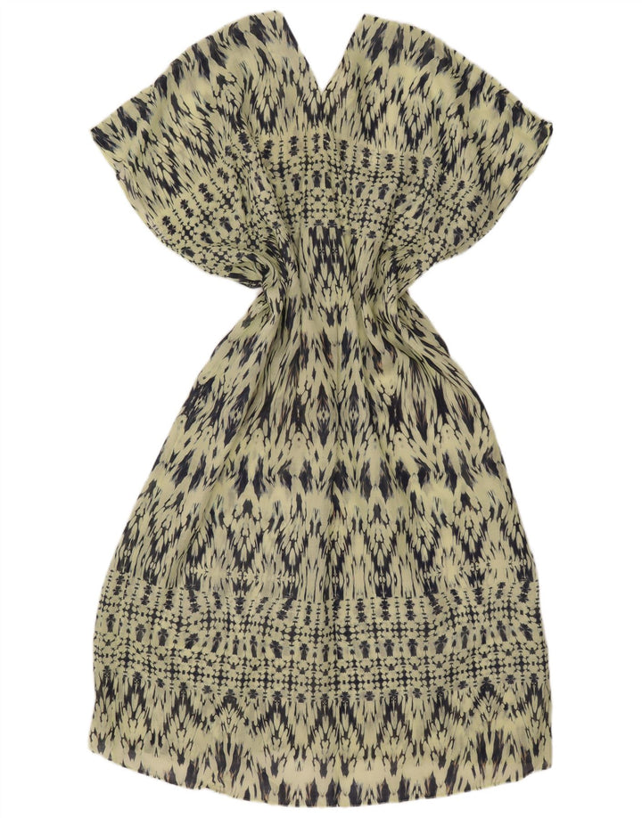 Rochie supradimensionată ZARA pentru femei cu model abstract, UK 14, verde mediu