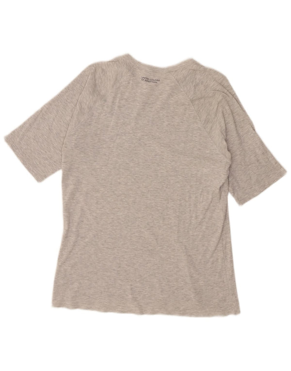 Tricou pentru femei Benetton Top UK 12 Medium Grey Flecked