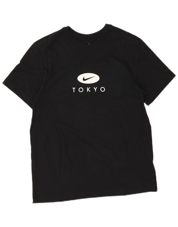 Tricou cu grafic Tokyo Nike pentru bărbați Top mare din bumbac negru