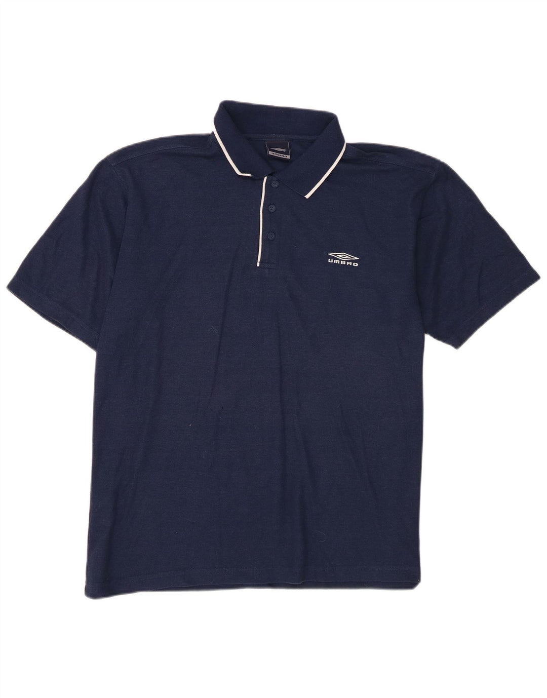 Cămașă polo Umbro pentru bărbați, mare, poliester bleumarin
