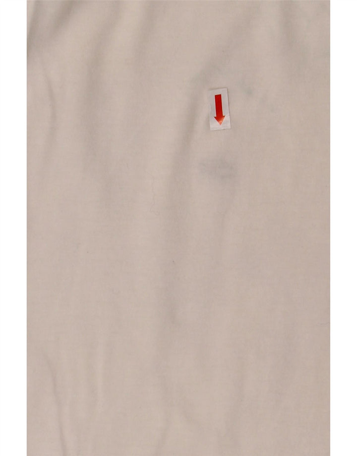 TOMMY HILFIGER Mens T-Shirt Top Small White Cotton