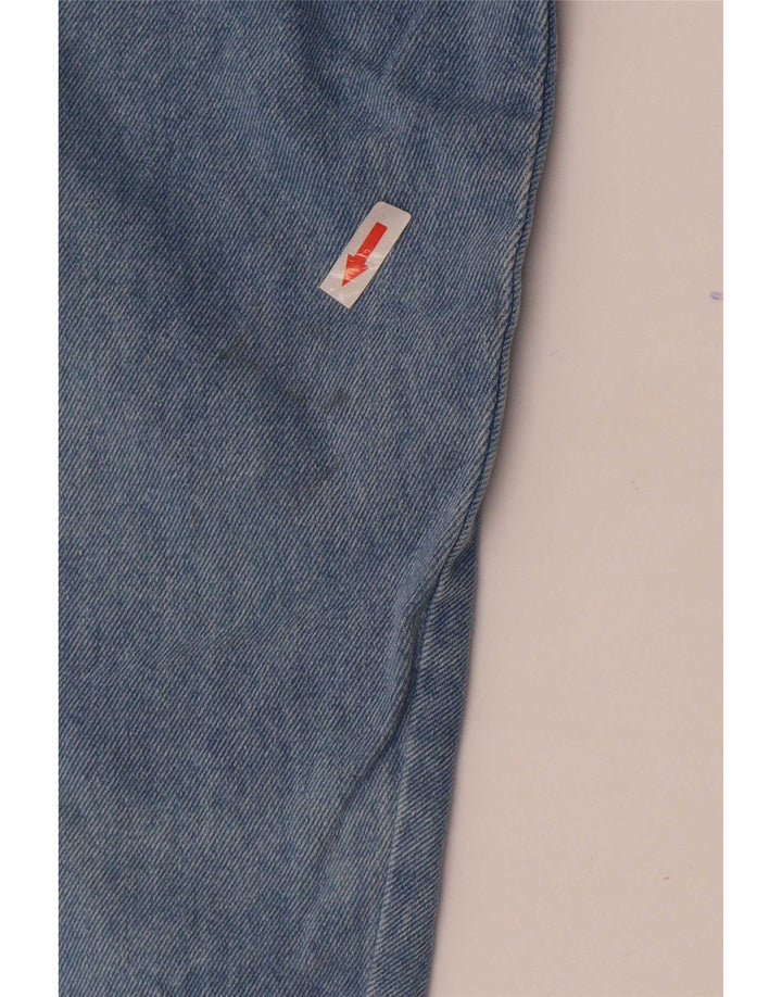 POP 84 Jachetă pentru femei din denim cu 2 nasturi, UK 10, albastru mic