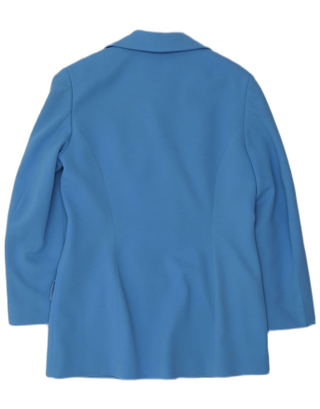 Jachetă pentru femei VINTAGE Blazer dublu piept UK 12 Medium Blue