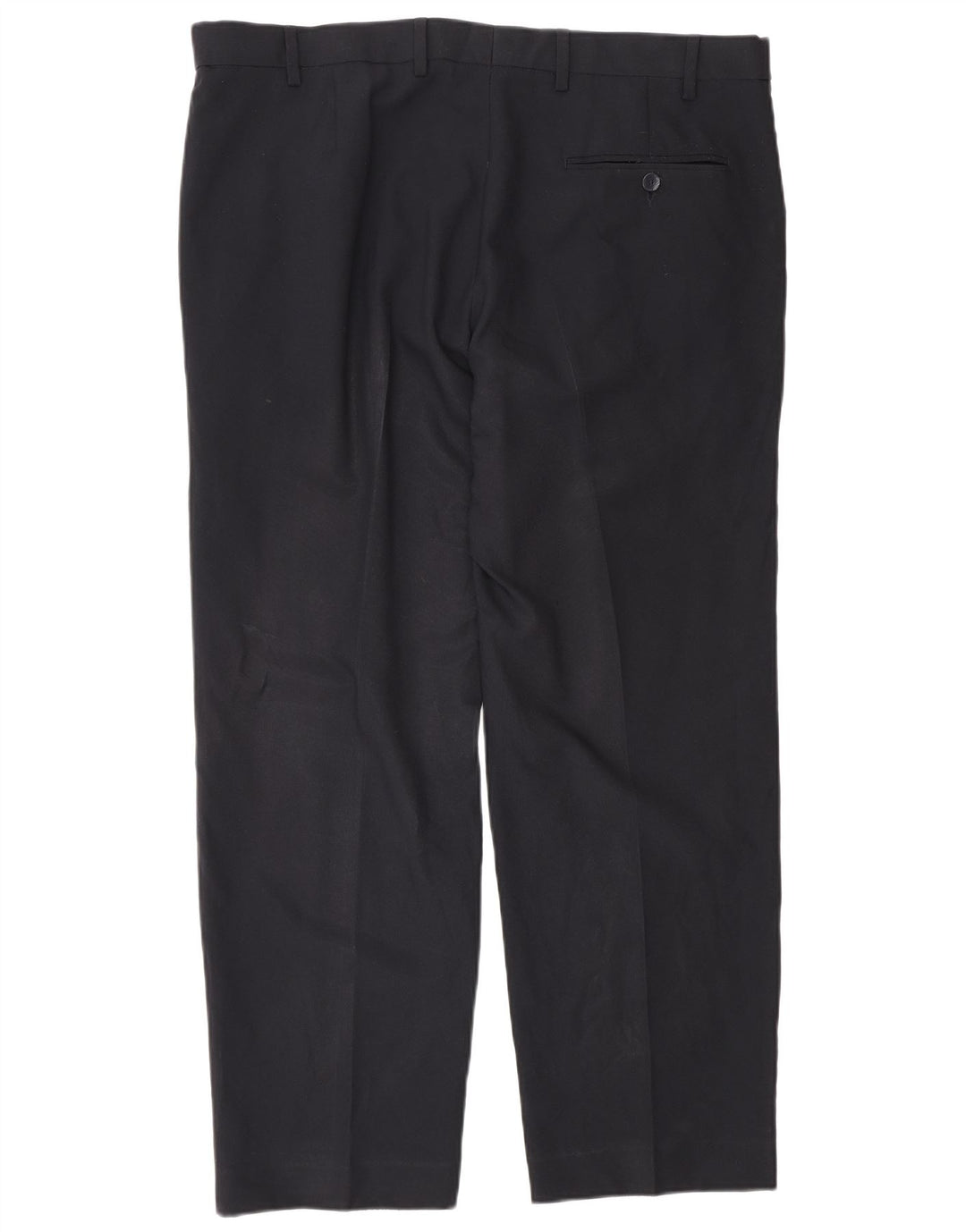 Pantaloni de costum obișnuiți pentru bărbați Marks & Spencer L38 L29 Poliester bleumarin