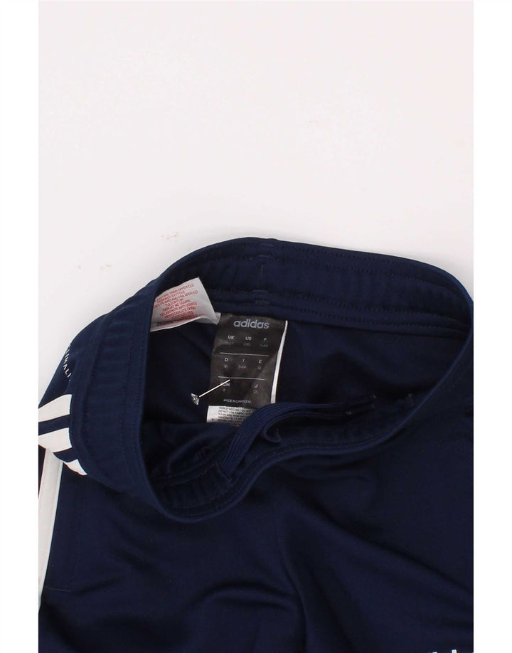 Pantaloni de trening Adidas Climalite pentru baieti 5-6 ani poliester bleumarin