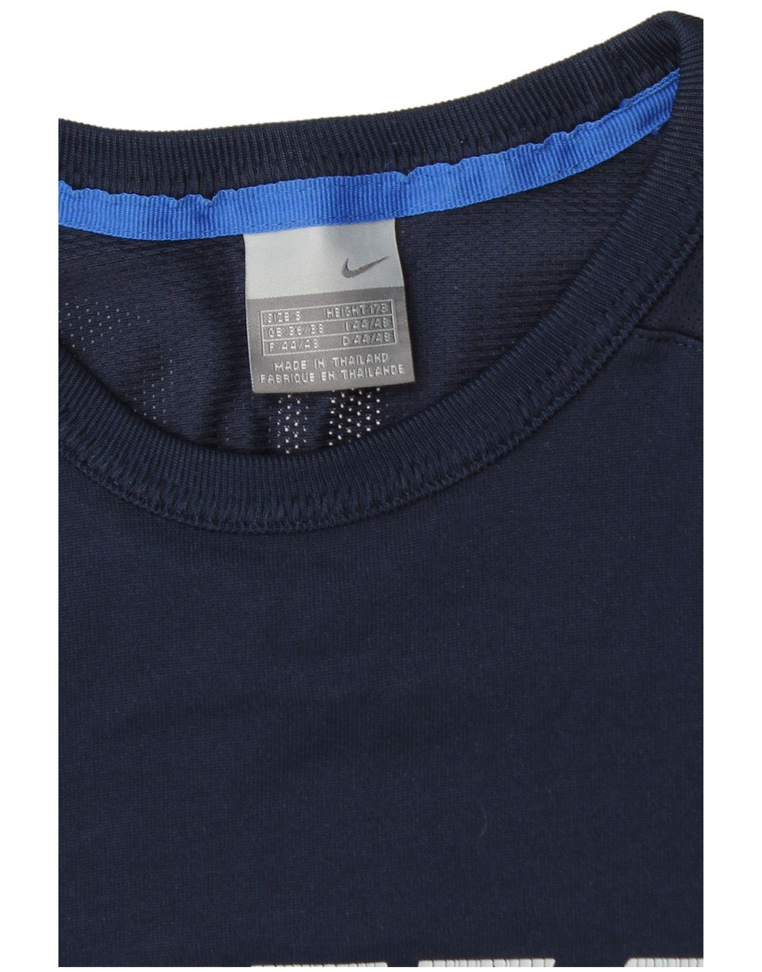 Top grafic Nike cu mânecă lungă pentru bărbați Marea Britanie 36/38 Mic, bleumarin
