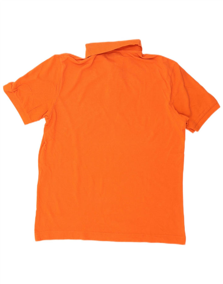 Tricou polo pentru bărbați Kappa portocaliu mare