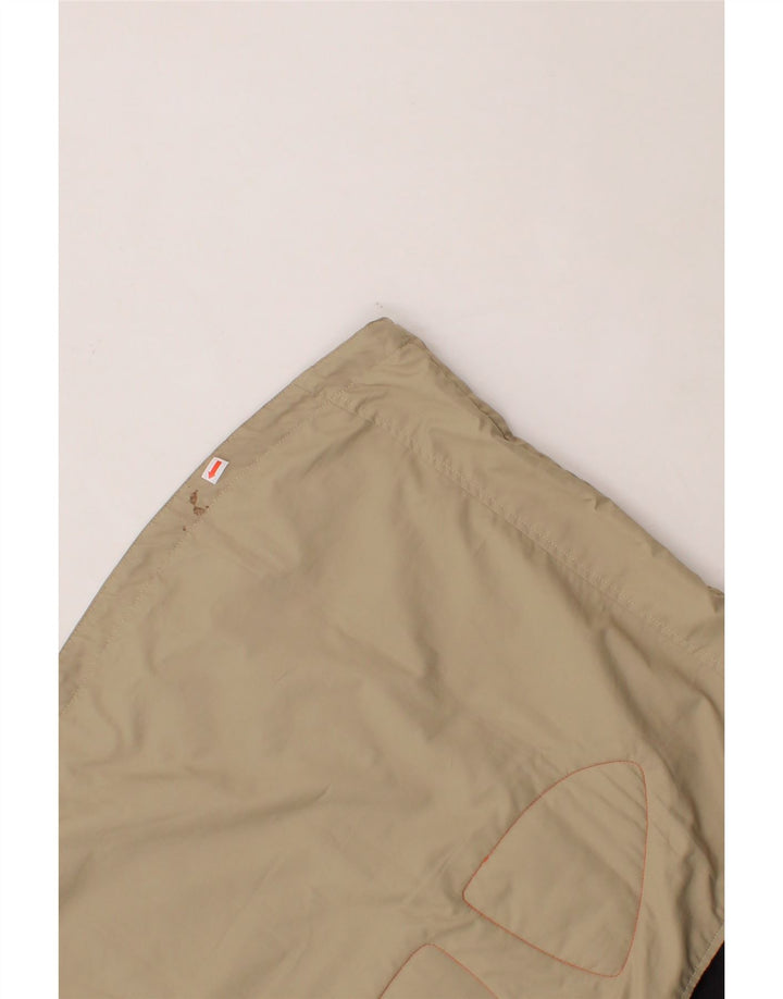 ASICS Womens Rain Jacket UK 18 XL Beige Colourblock Polyester Vintage Asics and Second-Hand Asics from Messina Hembry 