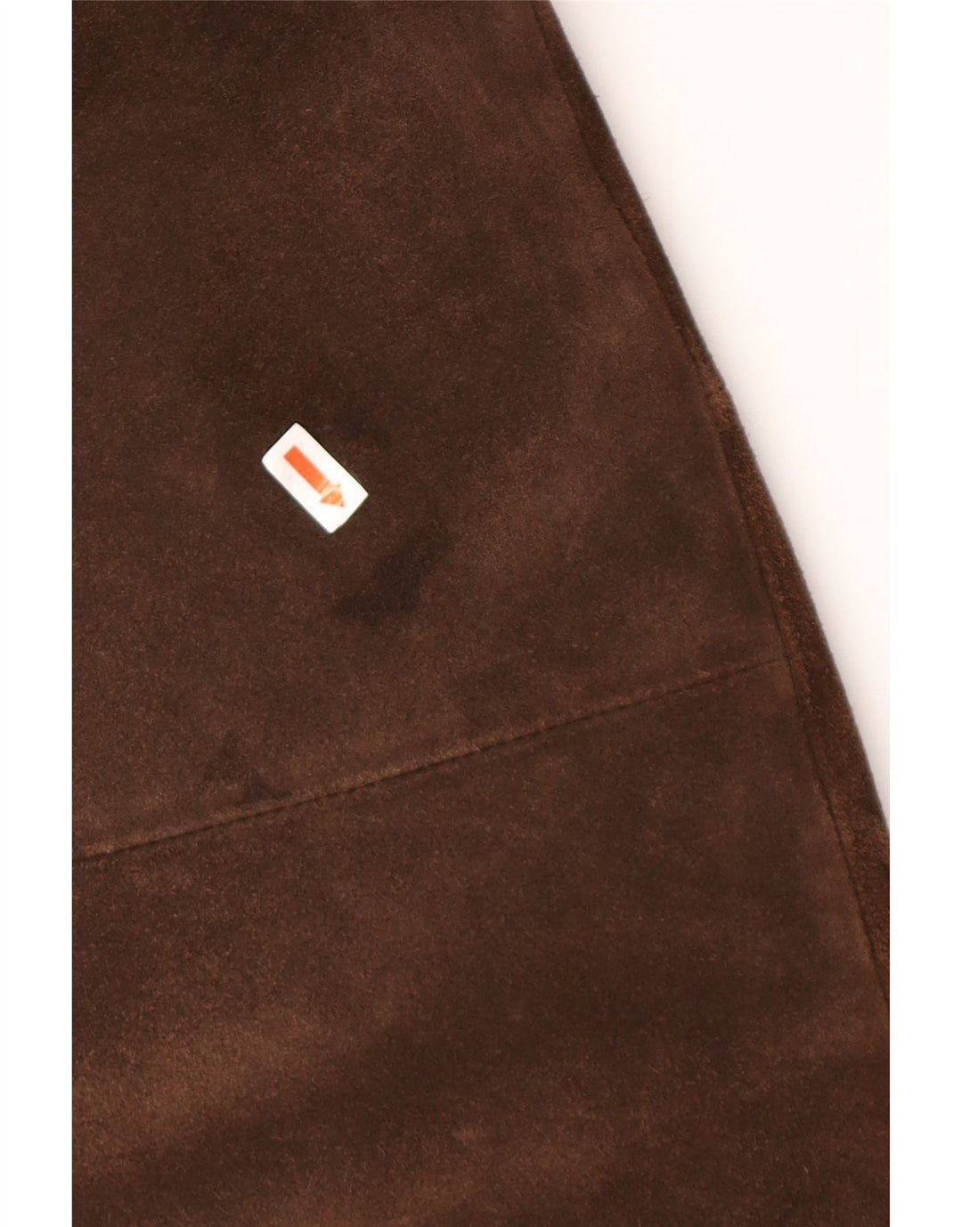 Jachetă de vânt supradimensionată din piele de căprioară pentru femei UK 18 XL maro