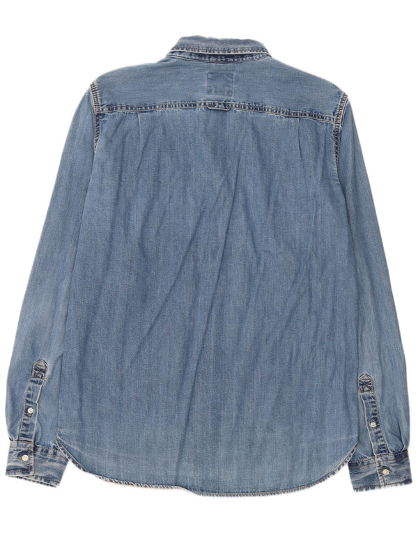 Cămașă de blugi pentru bărbați Superdry XL, bumbac albastru