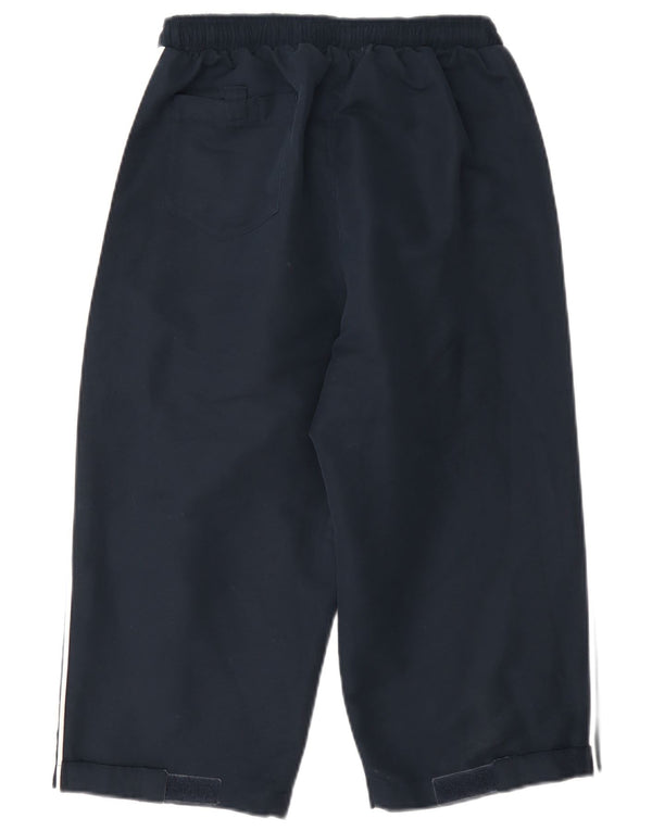 Pantaloni Reebok Graphic Windbreaker pentru băieți 15-16 ani XL bleumarin