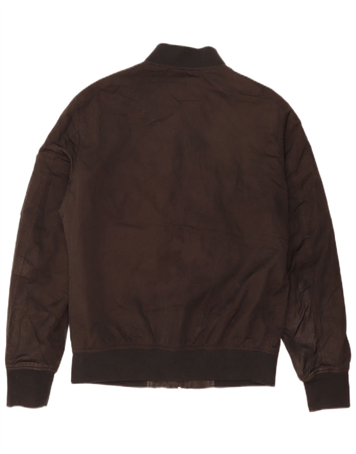 Jachetă Bomber pentru bărbați Zara UK 38 Medium Negru Poliester color bloc