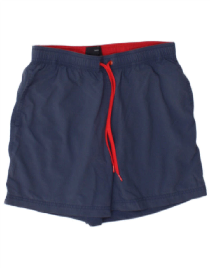 Pantaloni scurți de înot pentru bărbați Tommy Hilfiger, de culoare slim, albastru mediu