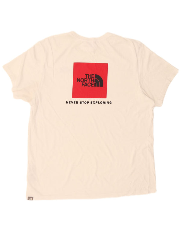 Tricou grafic pentru bărbați The North Face Top XL Bumbac alb