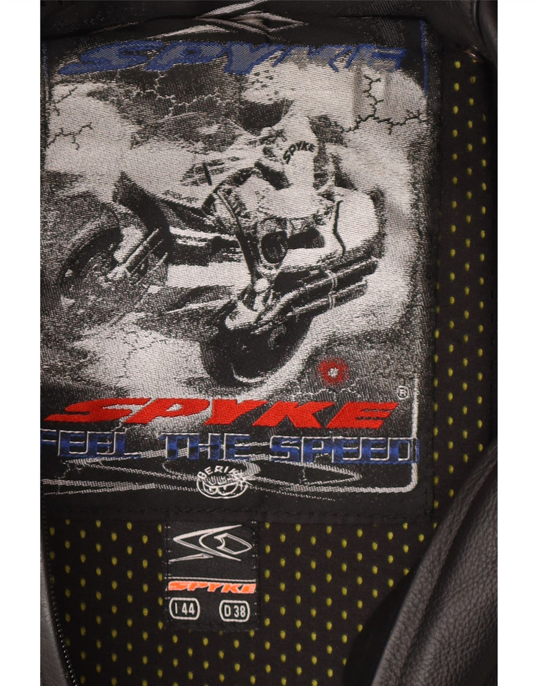 Salopetă din piele Spyke pentru femei IT 44 Medium Black Leather Motocicletă