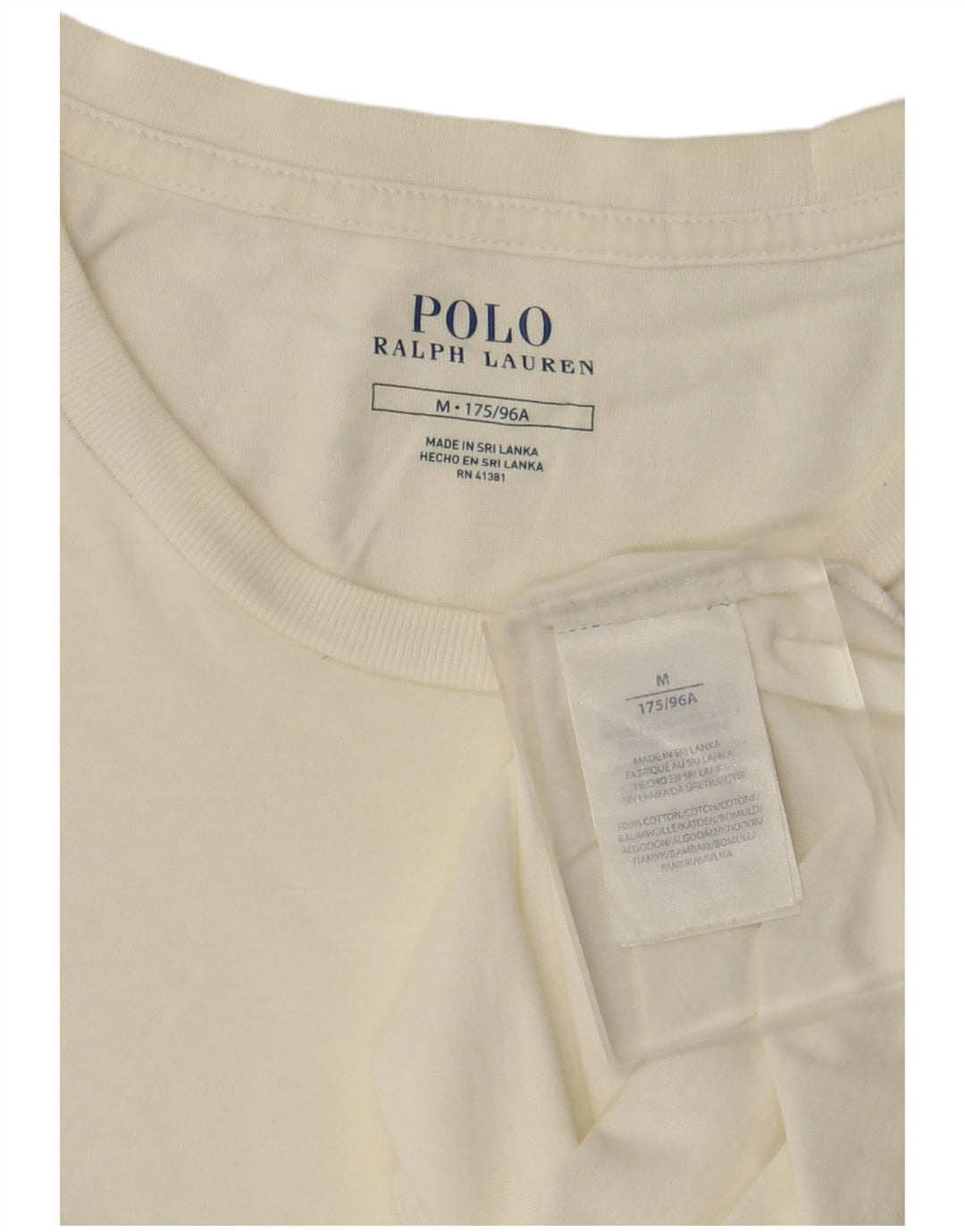 Tricou Polo Ralph Lauren pentru bărbați Top Medium White Bumbac