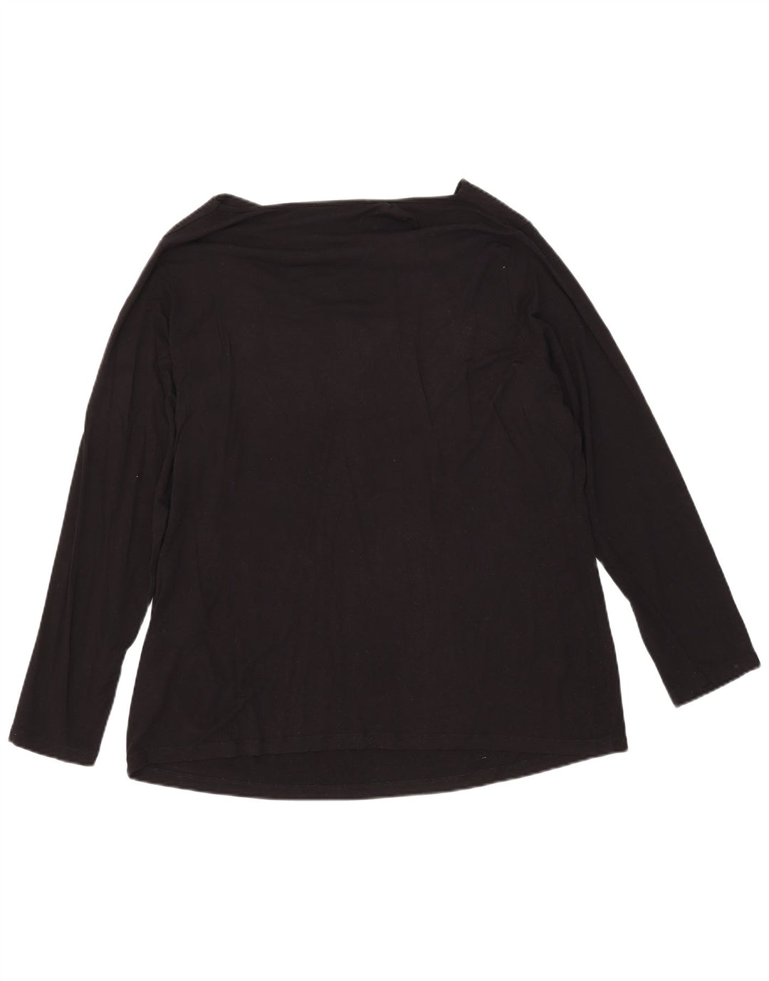 Top pentru femei Perte by Krizia cu model abstract cu mânecă lungă UK 18 XL negru