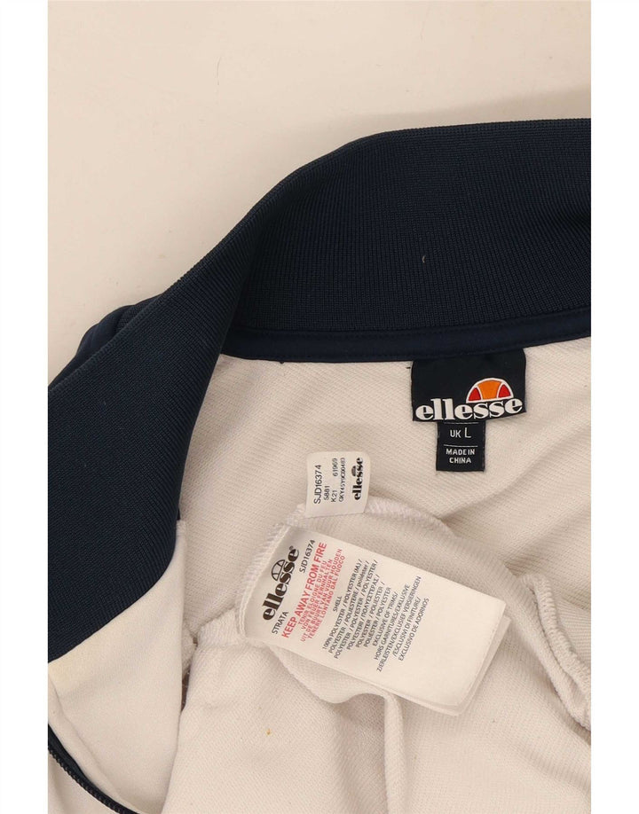 Jachetă de trening pentru bărbați Ellesse, mare, albastru, poliester color bloc