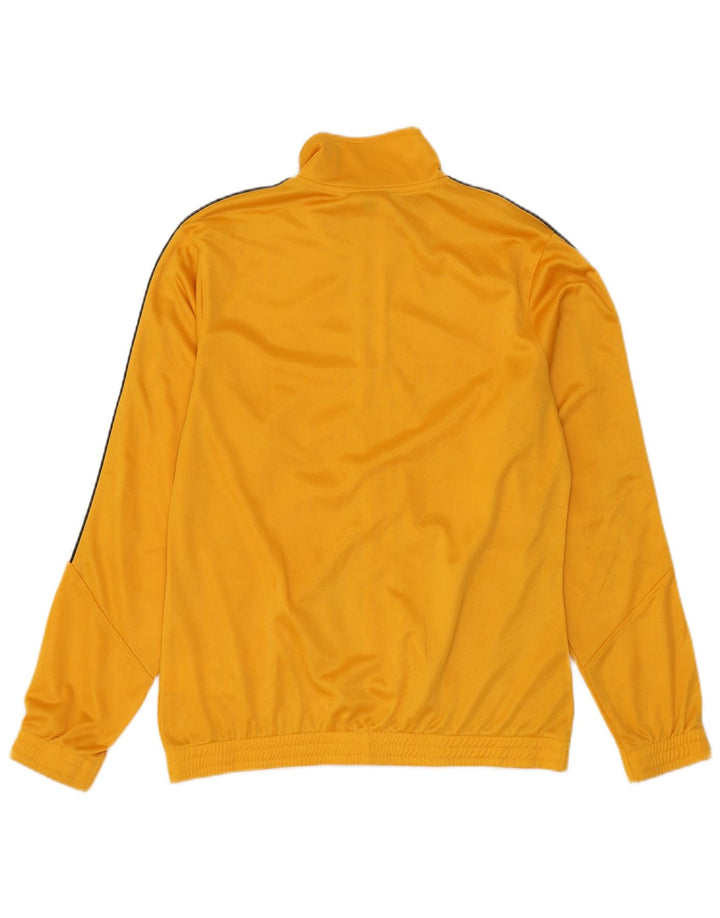 Jachetă de trening grafică Diadora pentru bărbați, galben mediu, color block