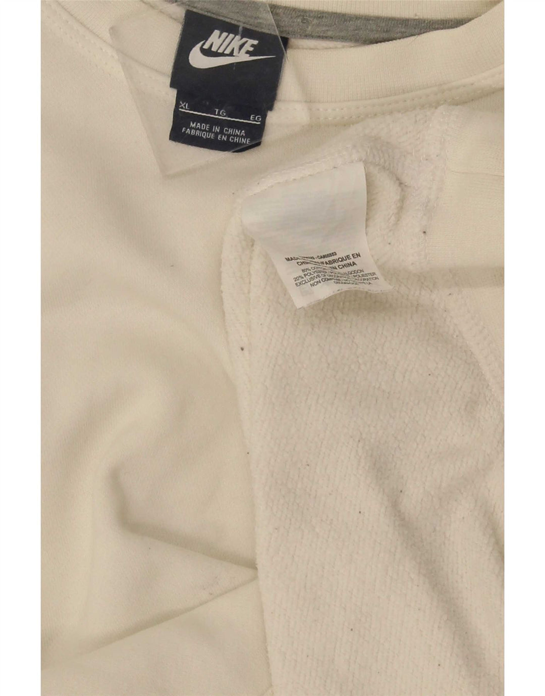 Pulover Nike pentru bărbați, XL, bumbac alb