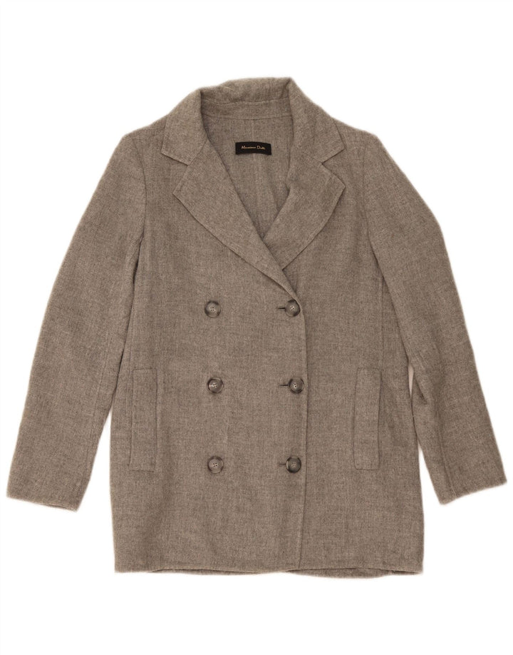 Massimo Dutti Jachetă Blazer supradimensionată pentru femei la două piept EU 36 XS gri