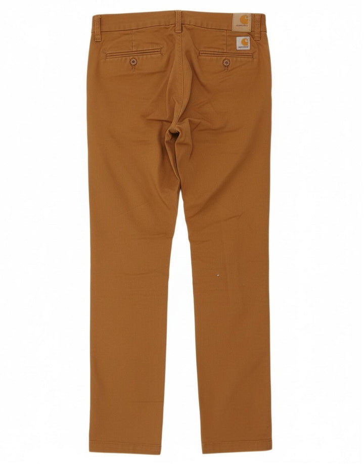 Pantaloni Carhartt Sid Slim Chino pentru bărbați W29 L32 bumbac bej