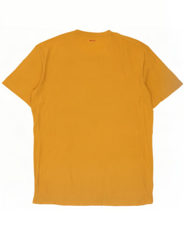 Tricou grafic pentru bărbați Hugo Boss Top XL Galben