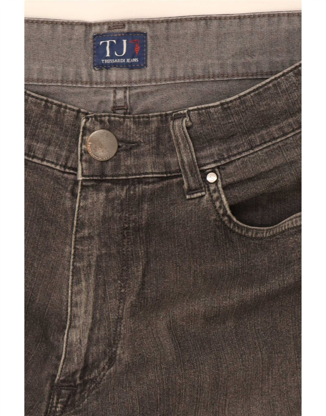 Blugi drepti pentru femei Trussardi W32 L30 gri