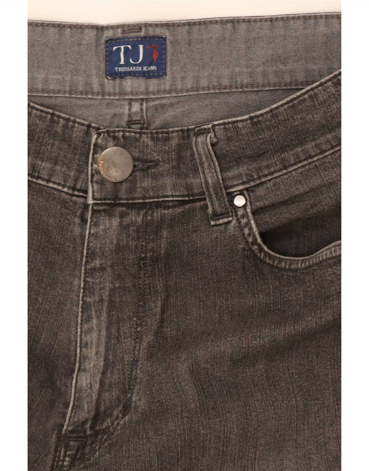 Blugi drepti pentru femei Trussardi W32 L30 gri