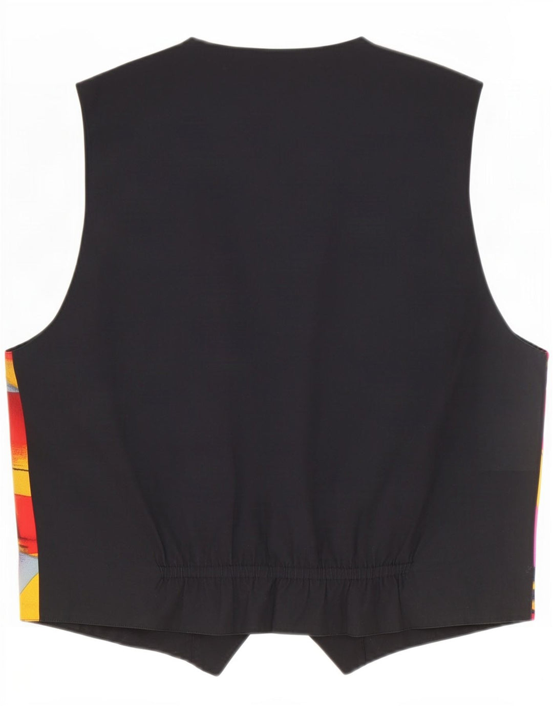 Vestă reversibilă vintage pentru bărbați, medie, multicoloră, geometrică