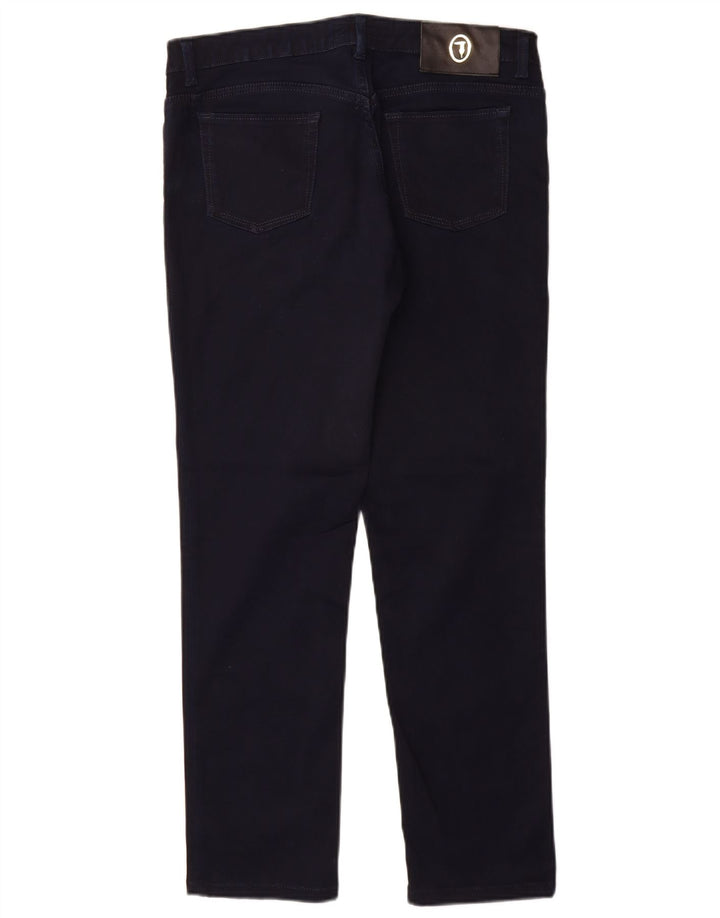 Trussardi Pantaloni slim casual pentru femei W31 L28 bleumarin