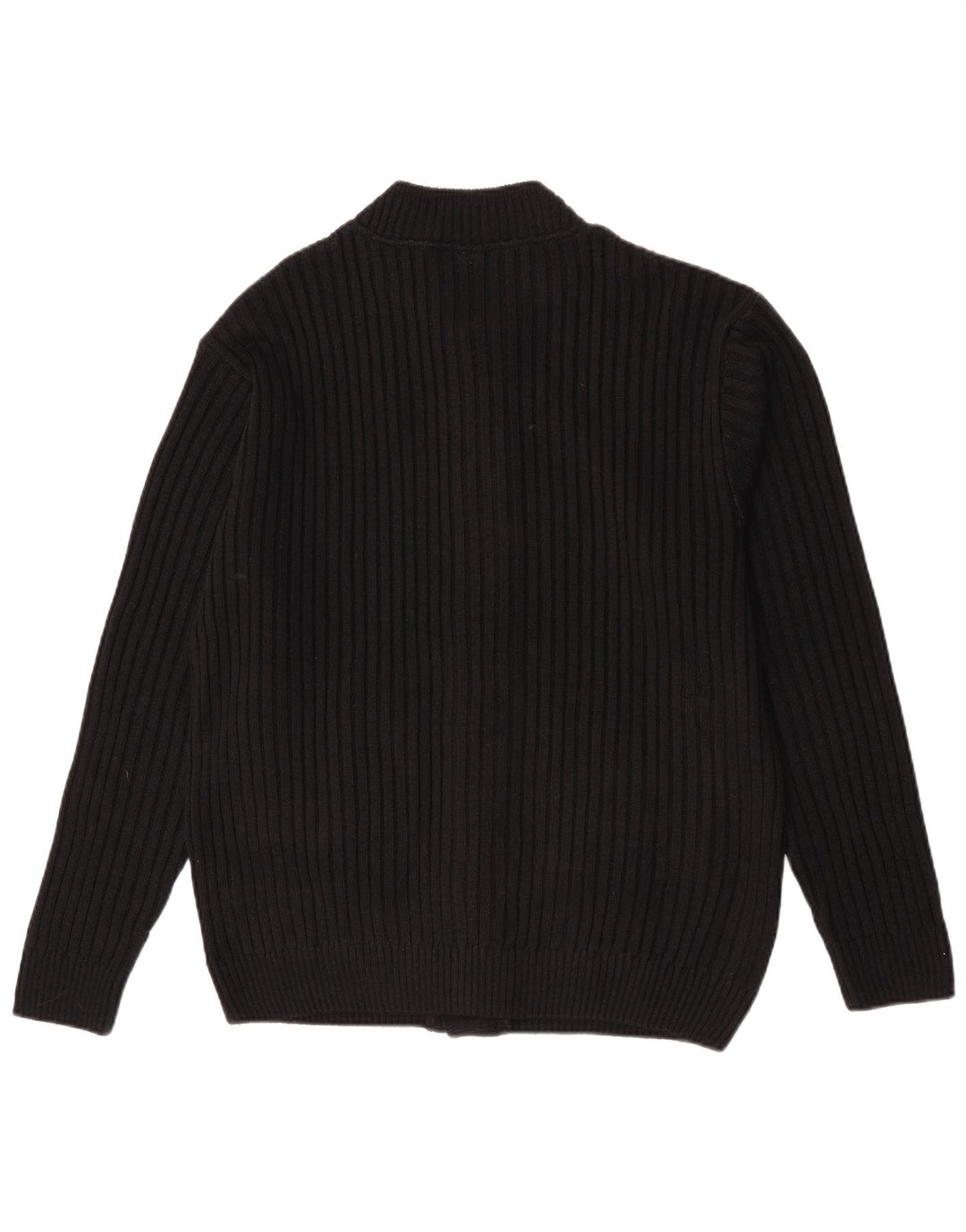 Pulover cardigan pentru bărbați Roger Kent IT 50 Medium Black Colorblock Acrilic