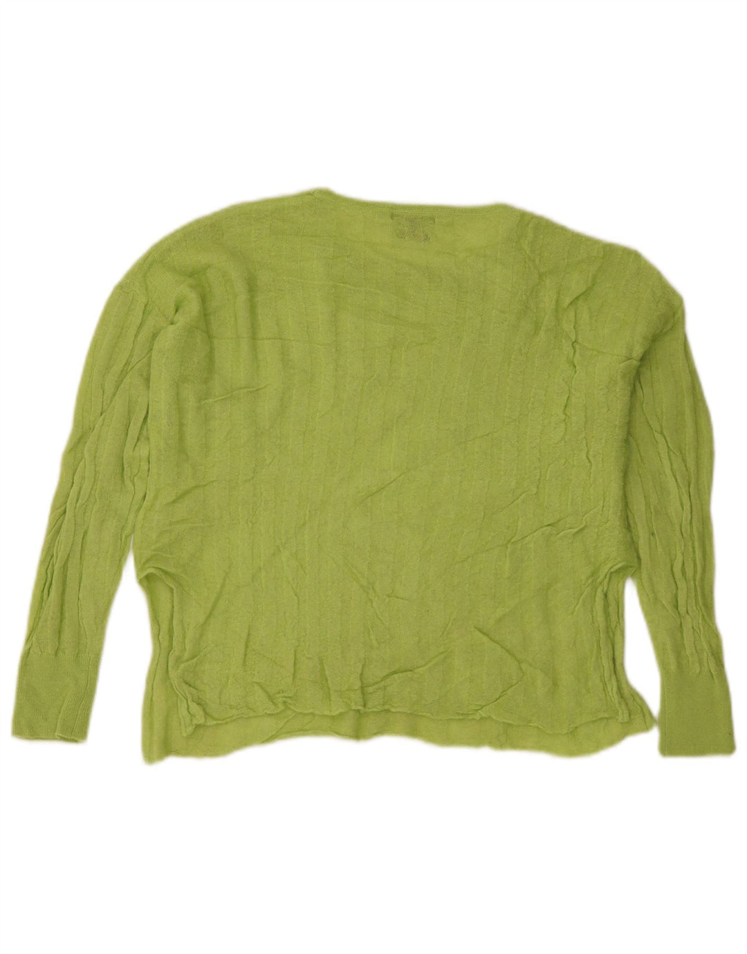 Crop Top pentru femei Massimo Dutti cu mânecă lungă UK 16 mare verde