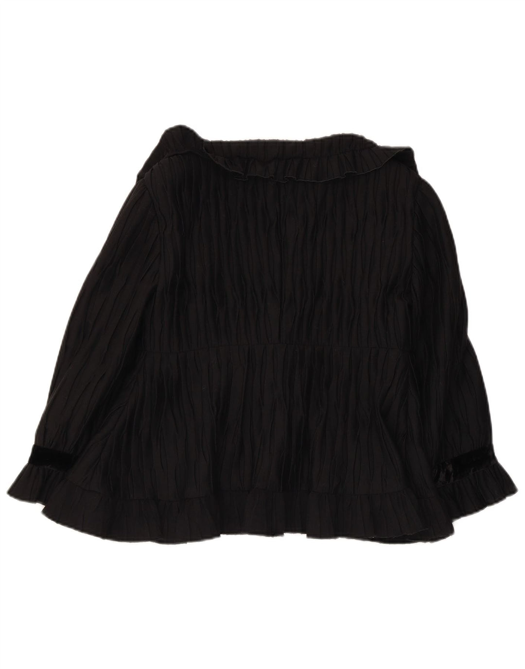ANNA MOLINARI Top bolero cu mâneci 3/4 pentru femei UK 12 Medium Black