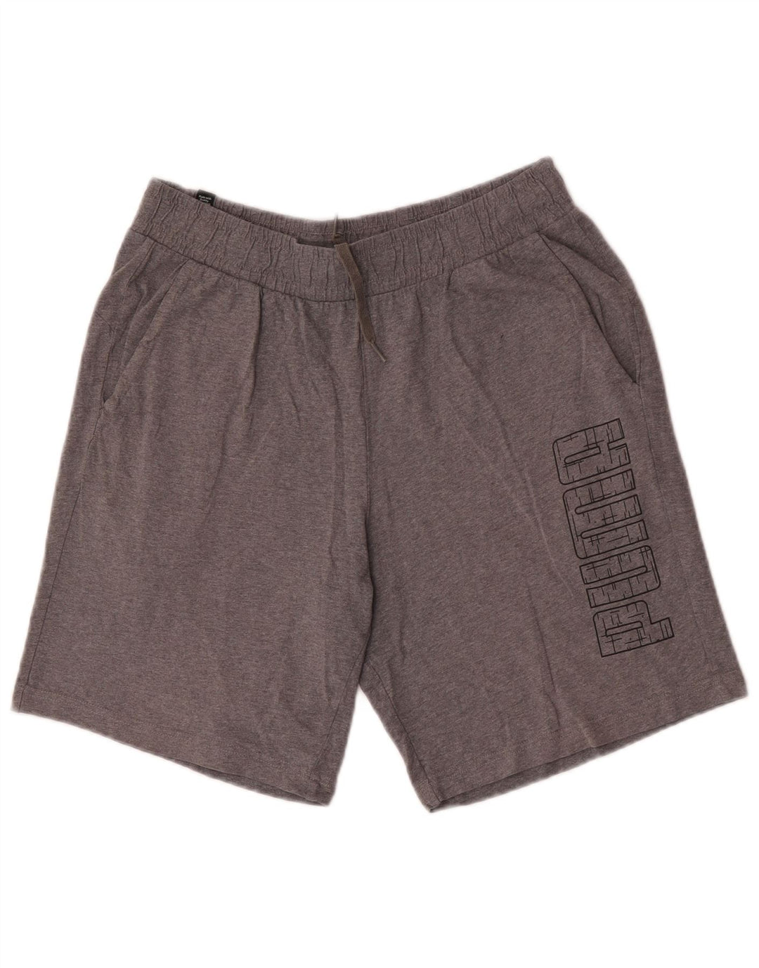 Pantaloni scurți sport grafic Puma pentru bărbați, gri mediu, pătat
