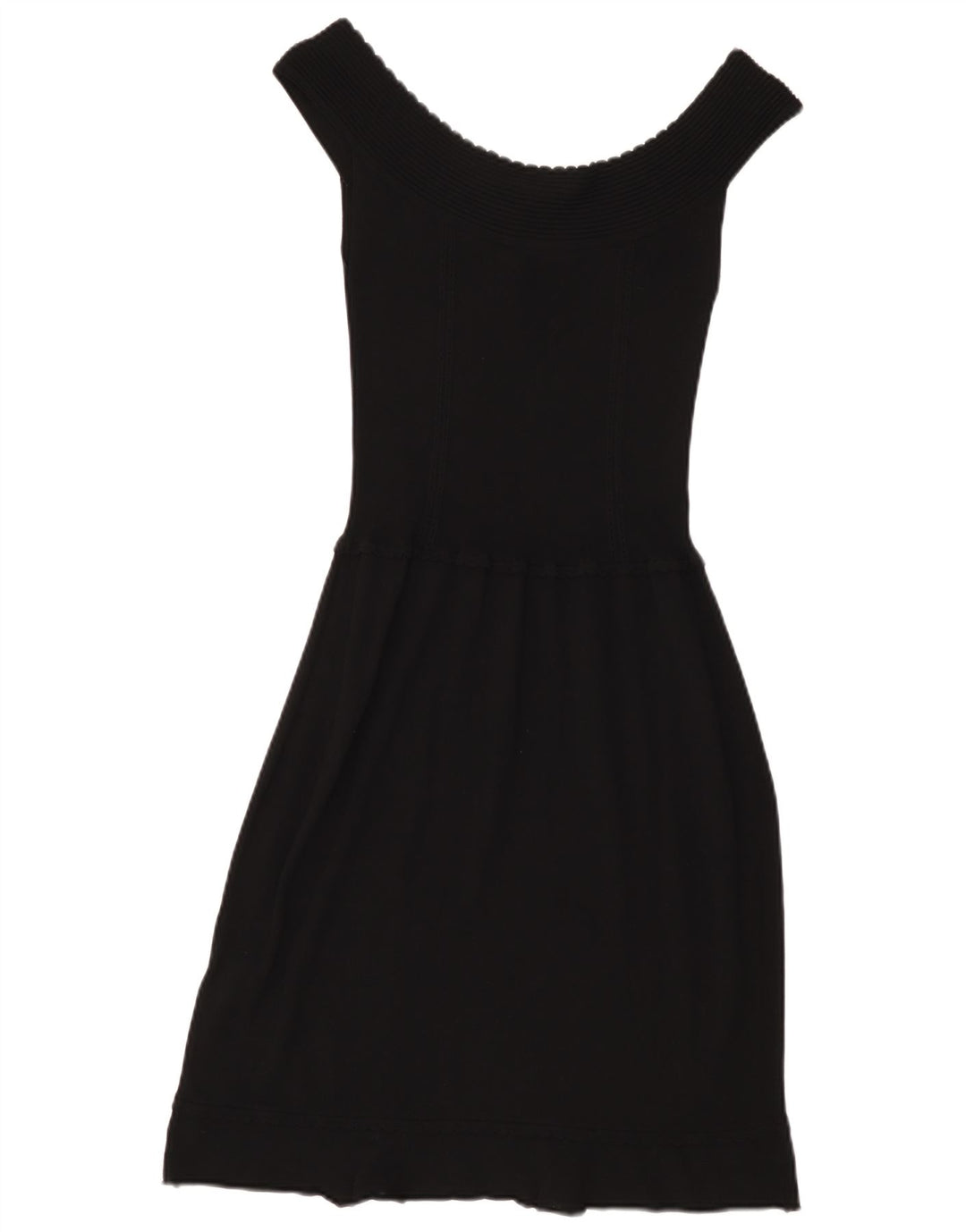 Rochie Liu Jo pentru femei cu umăr dezactivat IT 44 Medium Black Viscose