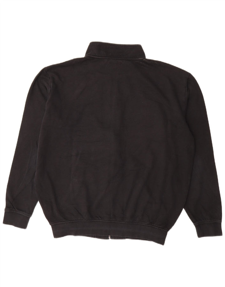 Jachetă de trening pentru bărbați Kappa, bumbac negru 2XL