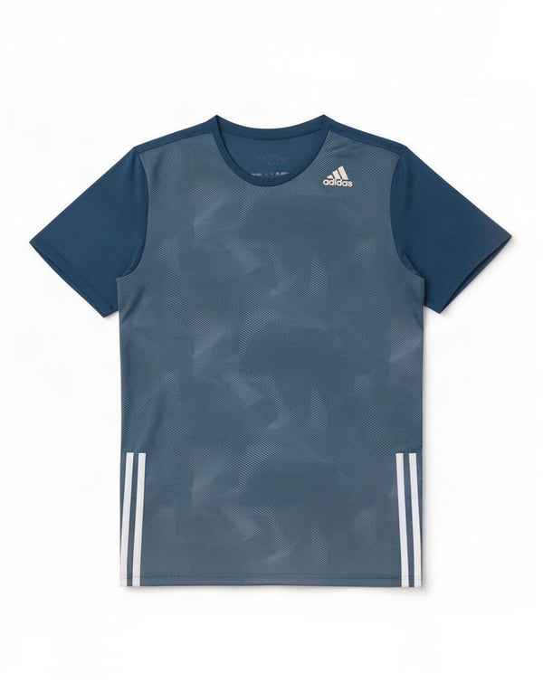 Tricou Adidas Adizero pentru bărbați Top mic, albastru Tie Dye Poliester