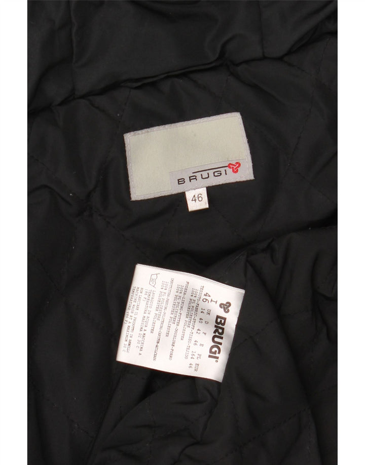 Jachetă căptușită cu glugă pentru femei BRUGI UK 14 Poliester negru mare