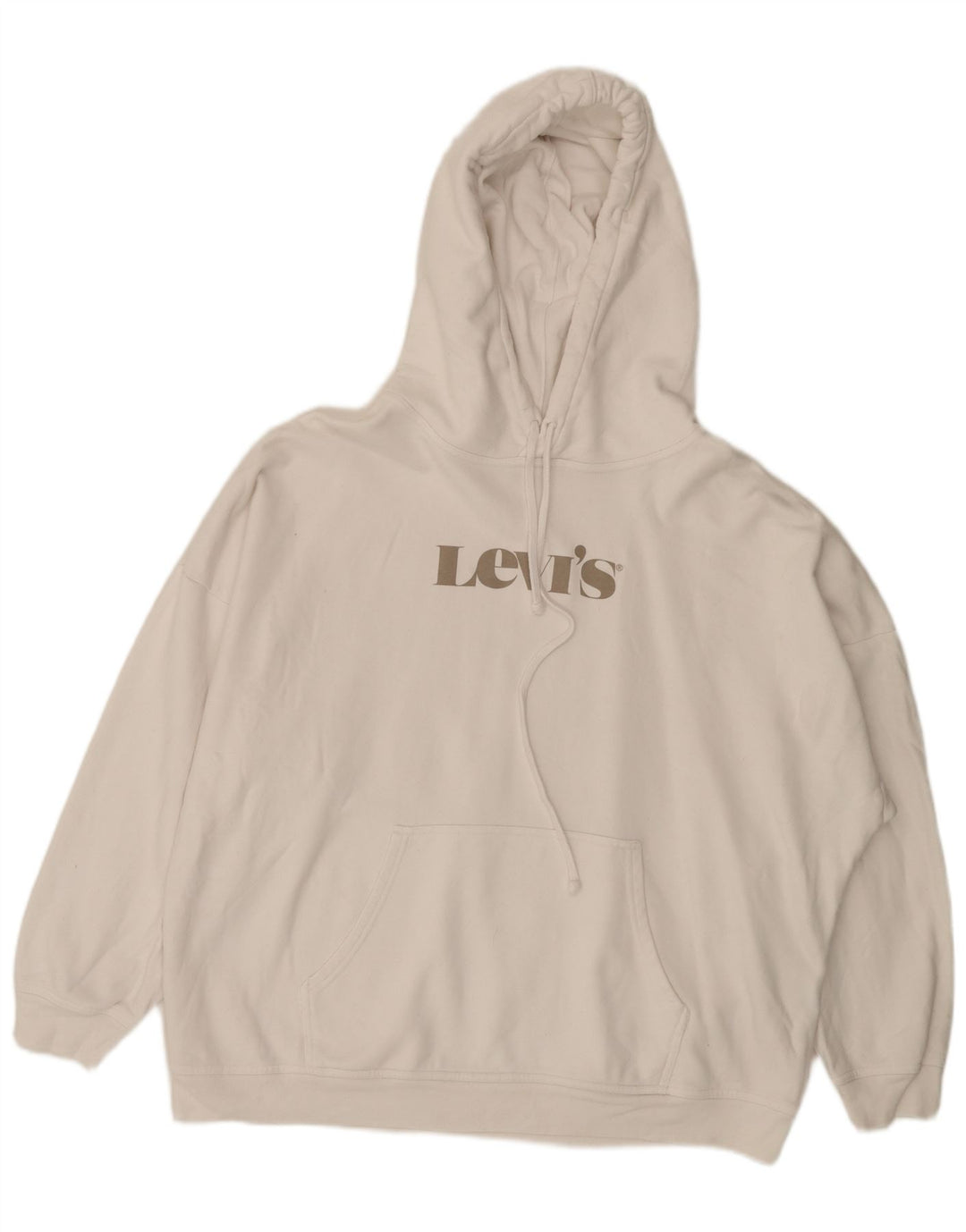 Pulover Levi's pentru bărbați, cu capotă, mare, alb