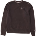 Pulover NIKE pentru bărbați, cu tăiere largă, din bumbac mic, negru