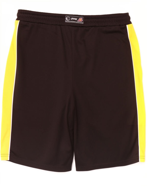 Pantaloni scurți sport NBA Lakers pentru băieți 12-13 ani, negru, poliester, sport