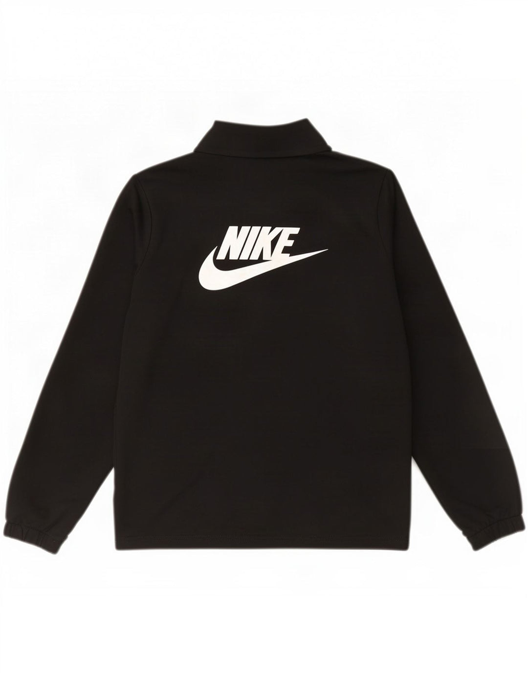 Jachetă de top pentru trening grafic Nike pentru băieți 12-13 ani, mare, negru, poliester