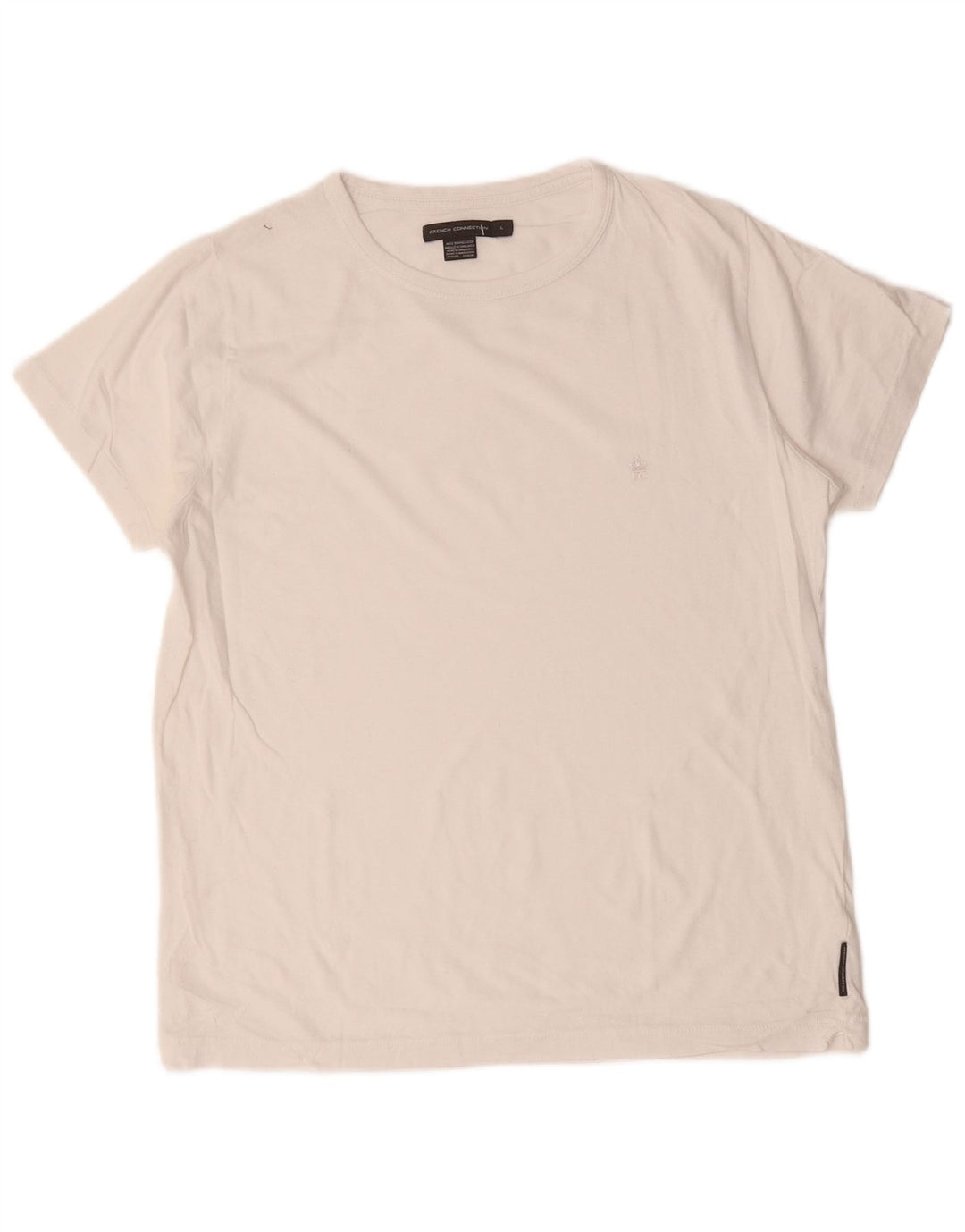 Tricou pentru bărbați French Connection Top mare din bumbac alb