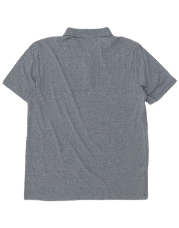 Tricou polo pentru bărbați PENGUIN, bumbac cu pete albastru mediu