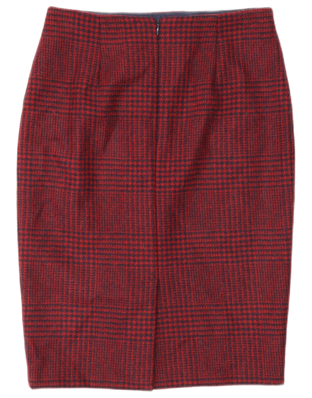Fusta creion Hobbs pentru femei UK 10 Small W28 Red Houndstooth Wool
