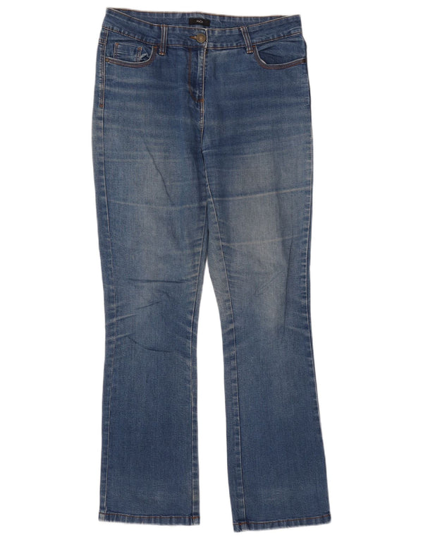 Blugi bootcut pentru femei M&Co UK 10 Small W32 L31 Blue Bumbac
