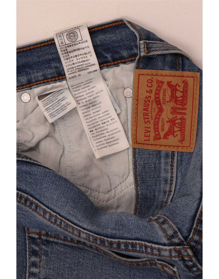 Blugi drepti pentru bărbați Levi's W28 L29 Bumbac albastru